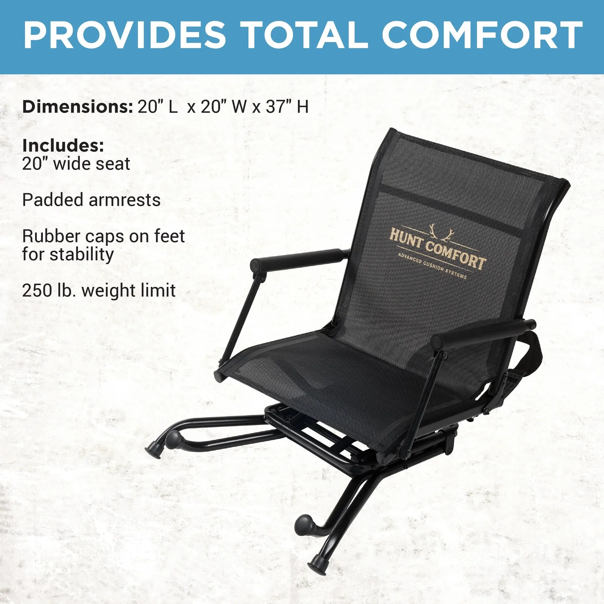 Hunt Comfort® Mesh Lite Hunting Chair