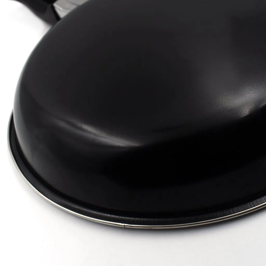 Induction Base Hard Anodized Tadka Fry Pan Nonstick - H02653
