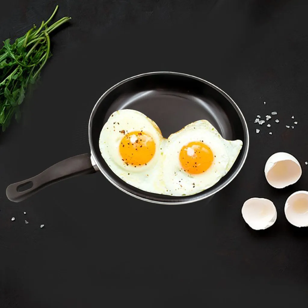 Induction Base Hard Anodized Tadka Fry Pan Nonstick - H02653