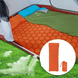 Inflatable cushion outdoor tent sleeping mat