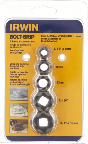 Irwin Tools IRWIN Bolt Extractor Set, 5-Piece (394002)