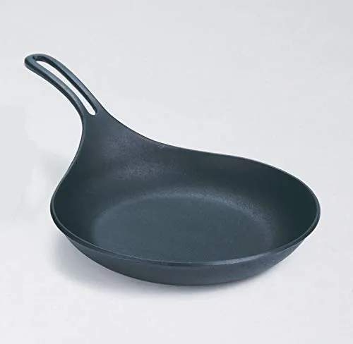 Iwachu Nambu Tekki Omelette Pan 24cm IH Blackened Finish Made in Japan
