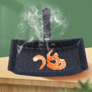 Japanese Style Household Non Stick Square Rice Stone Frying Pan