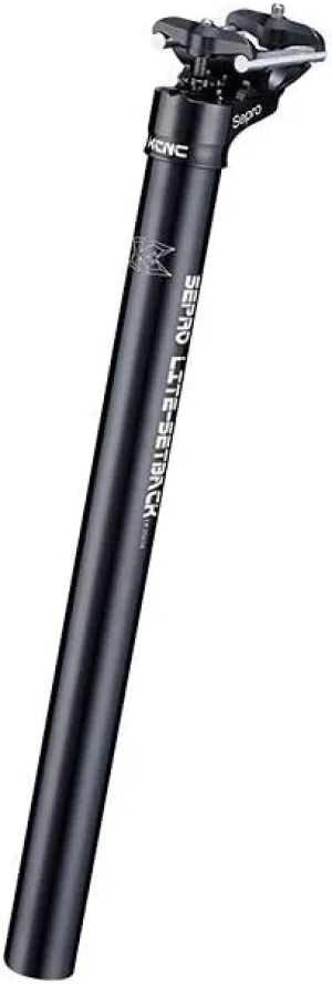 KCNC Lightweight Aluminum Seatpost Seprolite 25mm Offset Black