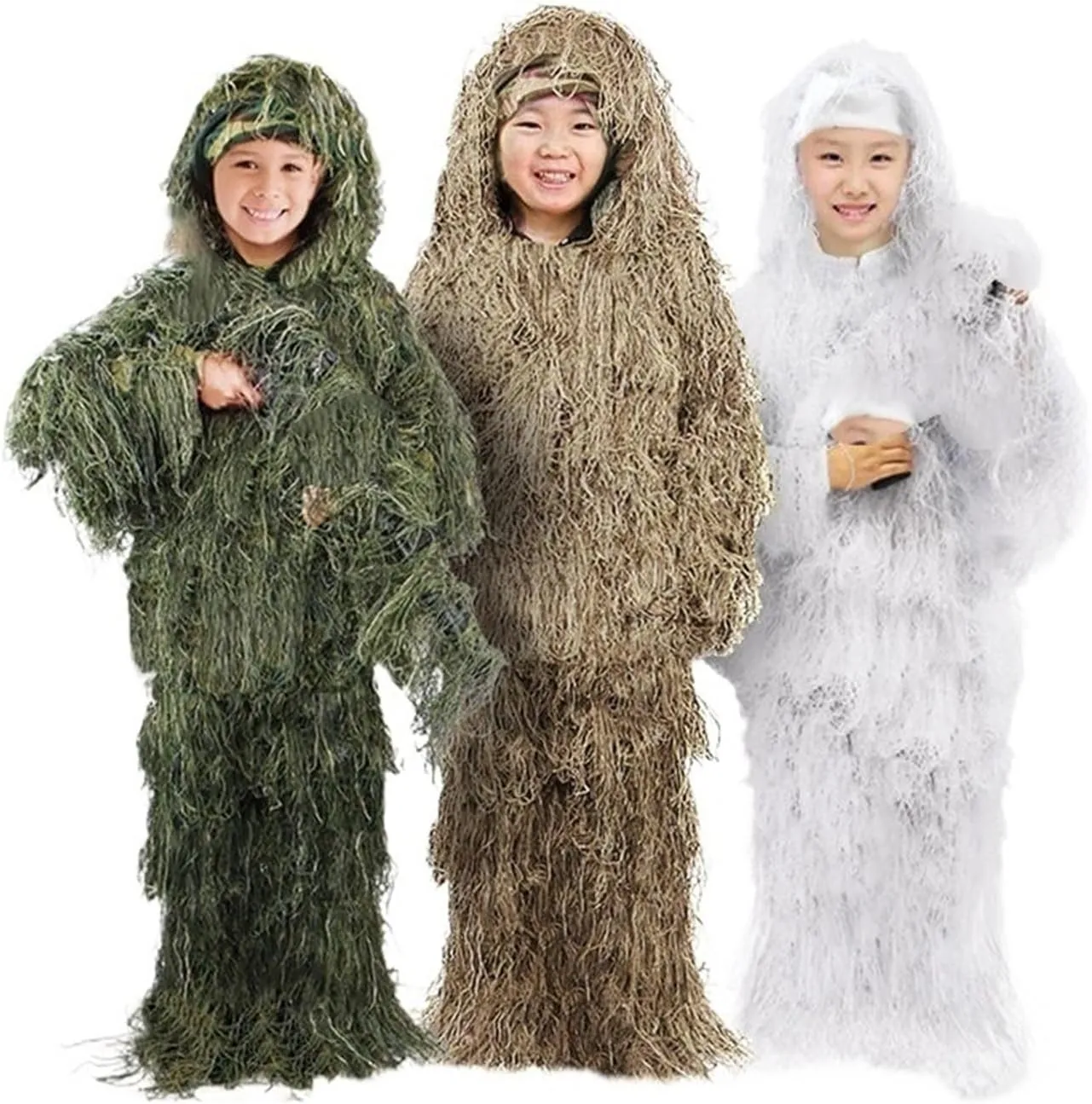 Kids' Camouflage Set - 3D Leaf Invisible Cloak & Outdoor Costume For Nature Play