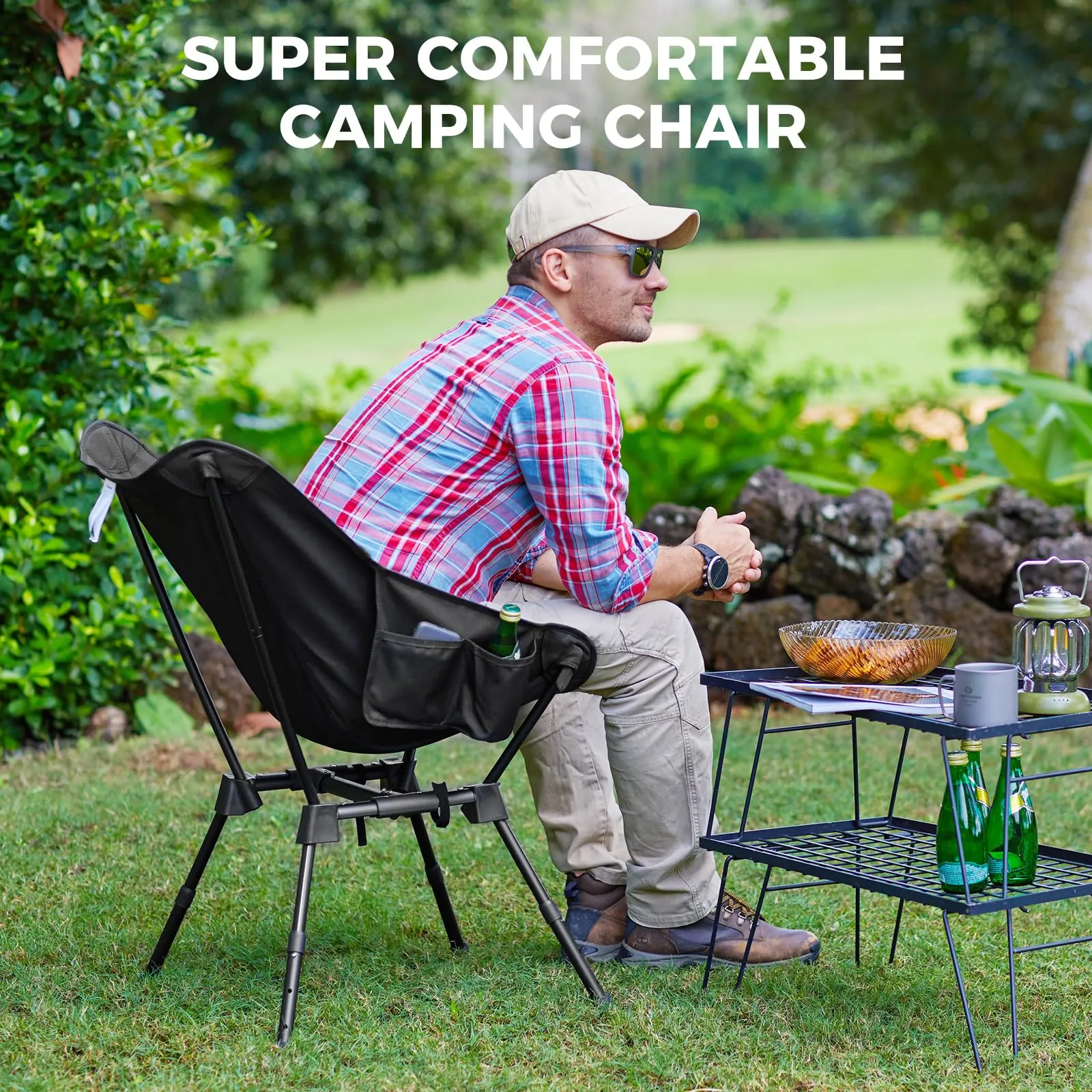 KingCamp ALOE P20 7075 H-shaped Portable Camping Chair