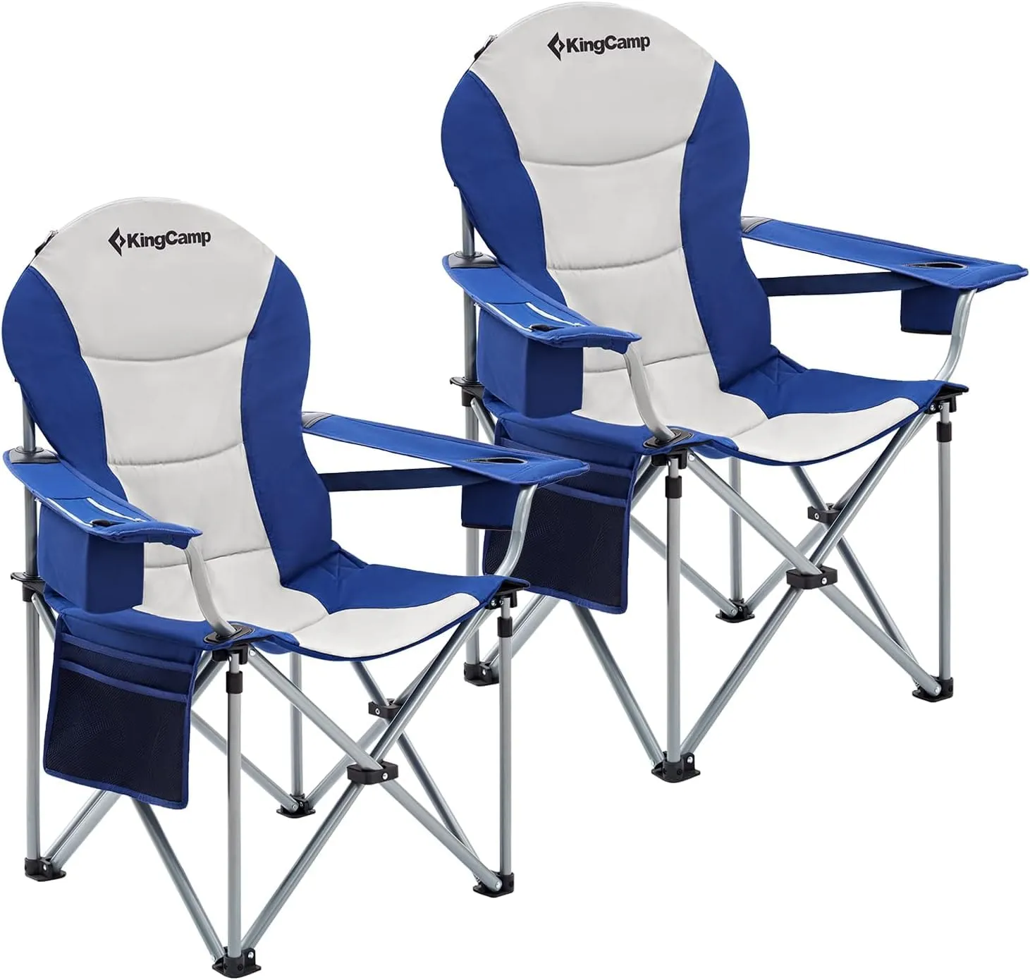 KingCamp Camping Armchair Heavy Duty Ergonomic Padded Arm Chair