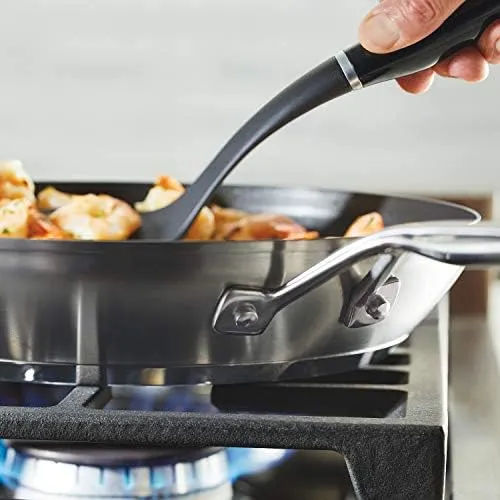 KitchenAid 3-Ply Base Brushed Stainless Steel Nonstick Fry Pan/Skillet, 12 Inch
