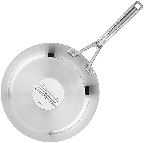 KitchenAid 3-Ply Base Brushed Stainless Steel Nonstick Fry Pan/Skillet, 9.5 Inch