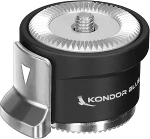 KONDOR BLUE | Pro Pivot Rosette Module | Smooth Rotation, Minimal Play, Left/Right Compatibility, & 30 Adjustment postions | Raven Black
