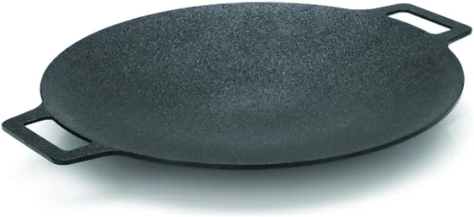 Korean BBQ Grill Non-stick Grill Pan Circular size 15.3 inches[Bag included] / Natural Material 6 Layer Coating/[Made In Korea] Can be used outdoors. [ Korean Camping Grill Pan ]