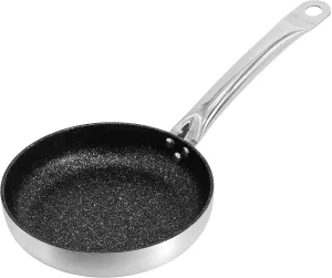 Korkmaz Gastro Granite Frying Pan, 20 cm Size, Silver