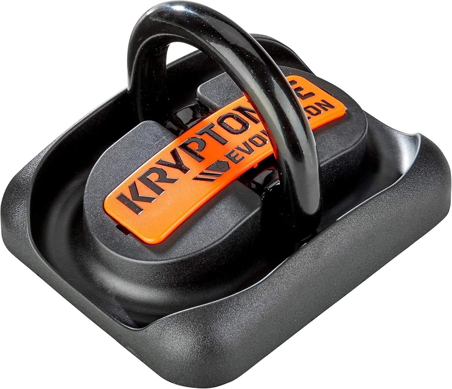 Kryptonite Evolution Ground Anchor, High Security Anti Theft Floor or Wall Anchor for Motorcycle Bike E-Bikes, Heavy-Duty Hardened Steel Swing Shackle,Black