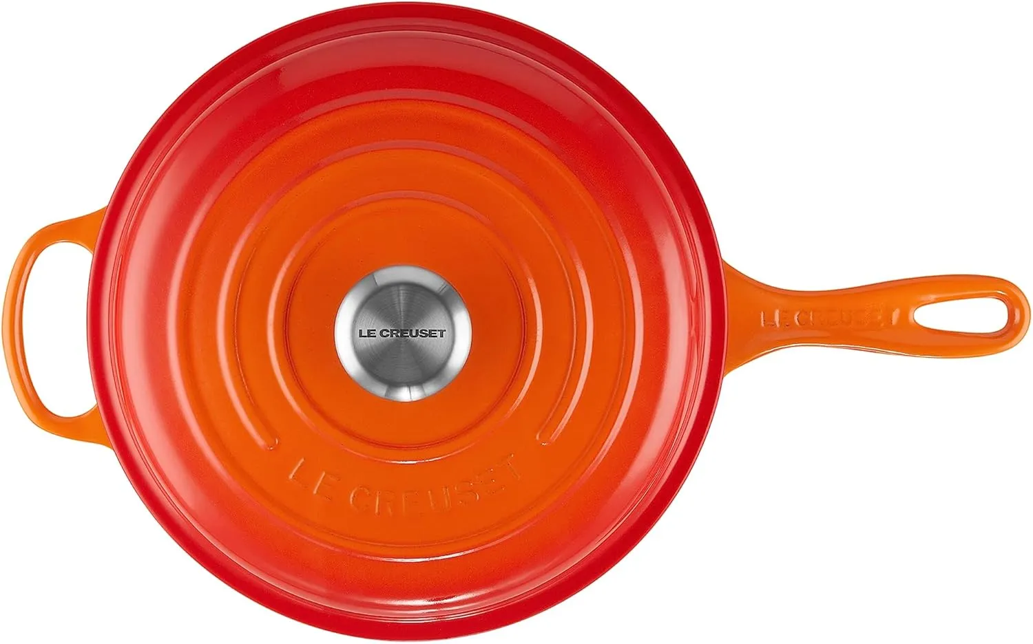 Le Creuset Enameled Cast Iron Signature Cassadou, 3.75 qt., Flame