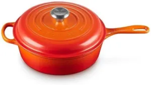 Le Creuset Enameled Cast Iron Signature Cassadou, 3.75 qt., Flame