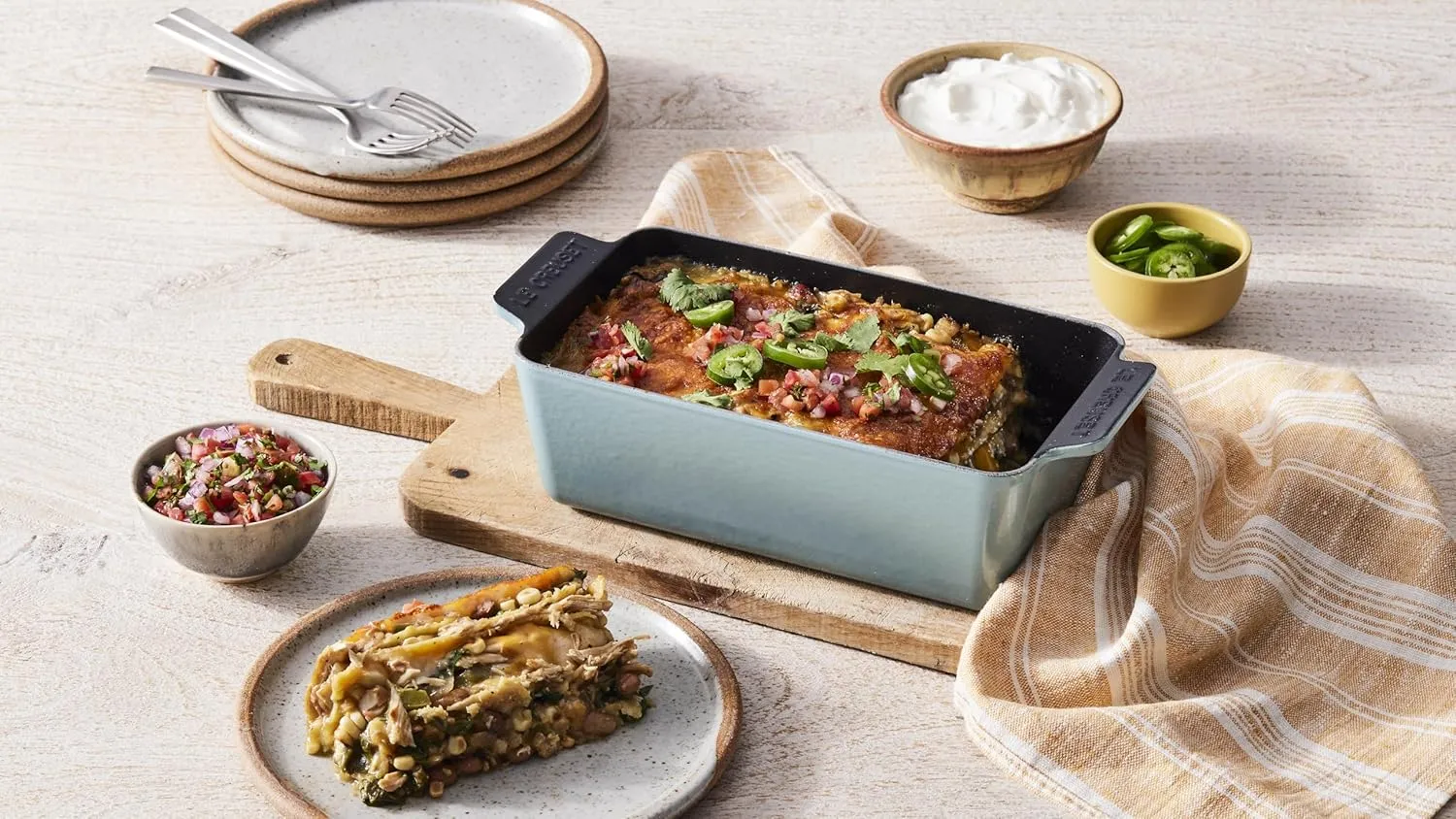 Le Creuset Enameled Cast Iron Signature Loaf Pan, 2qt., Artichaut