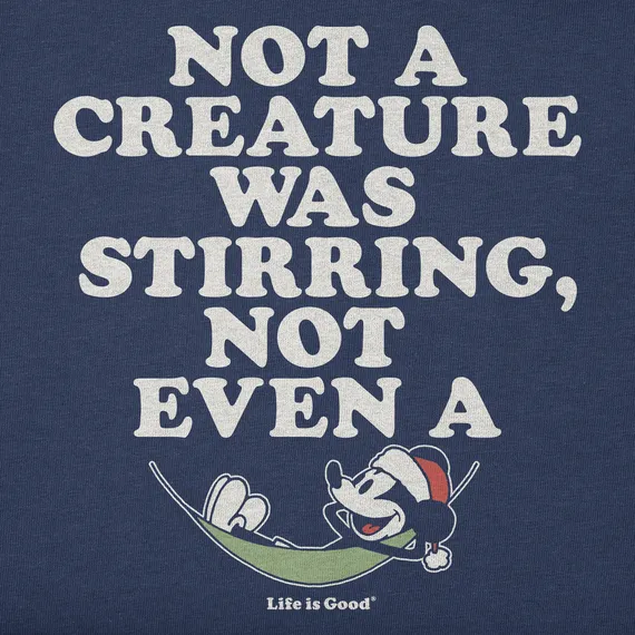 Life is Good Women's Not a Creature Stirring Willie Long Sleeve Crusher Tee