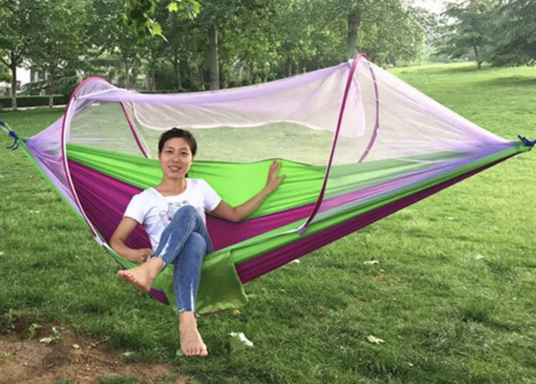 LockMesh  Camping Netted Hammock