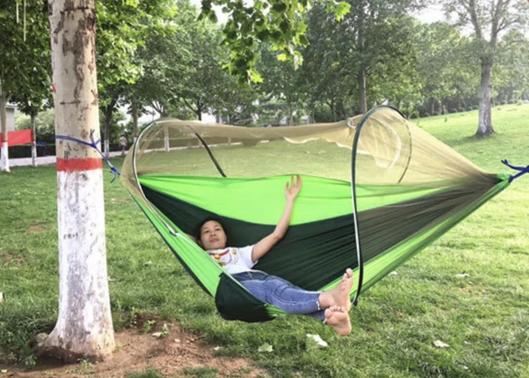 LockMesh  Camping Netted Hammock