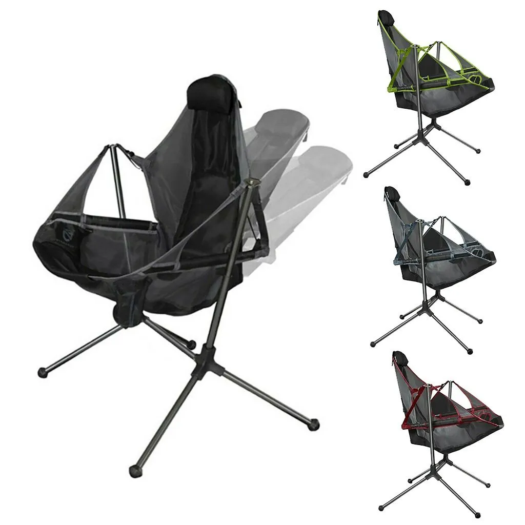 Luxury Folding Camping Chair with Swing Recliner