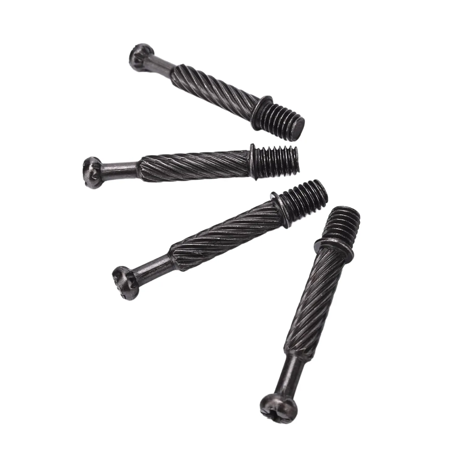 M7 x 34 mm Cam Lock Screw for Furniture 50PCs Cam Screws, Furniture Fasteners Compitable with IKEA Hardware Parts, Repair Spare Parts Nut & Bolt Assortment Sets Gray Black Ripples