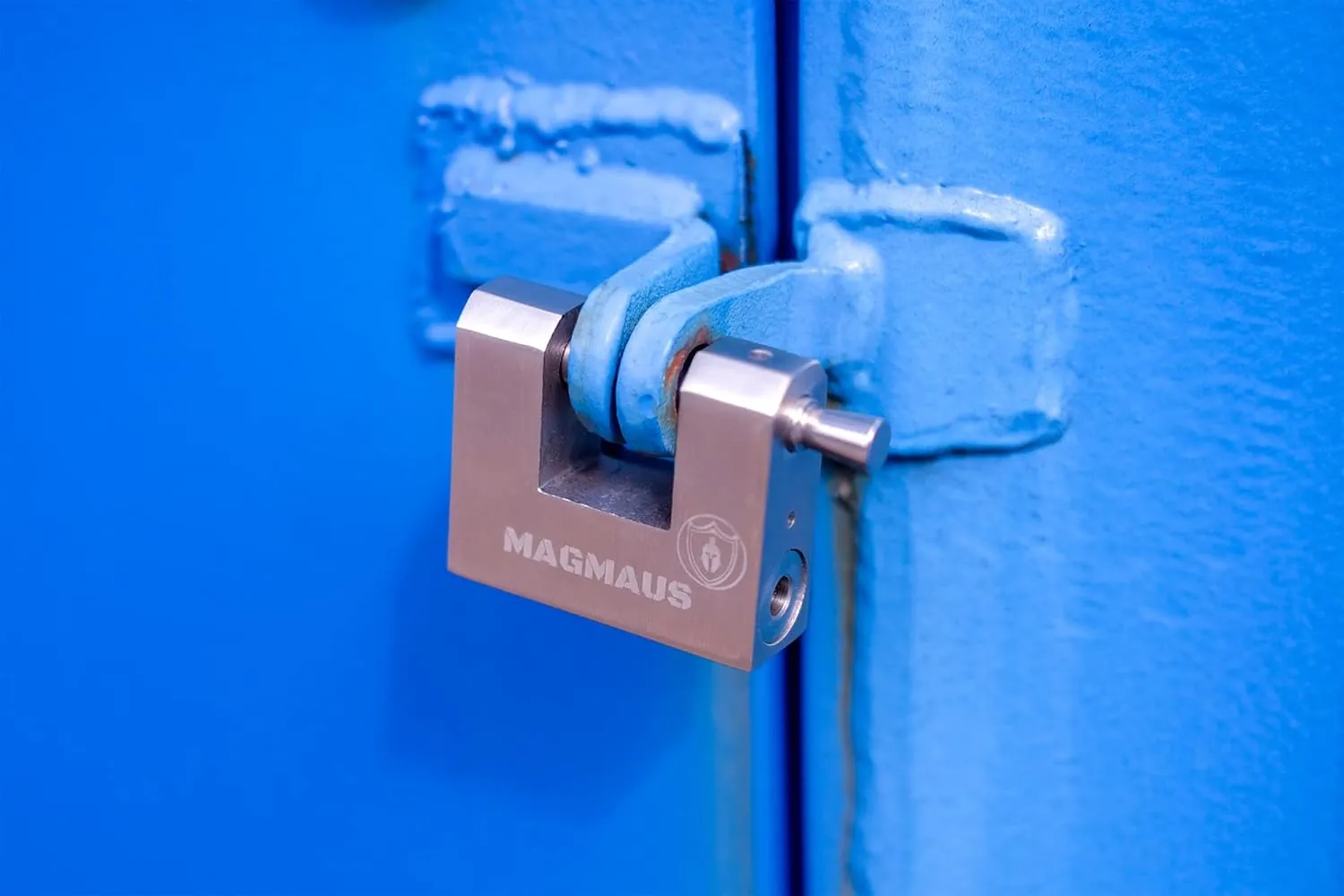 Magmaus® RTL60 Heavy Duty Lock for Shipping Container - [Weatherproof] - Secure Outdoor Lock for Storage Unit, Gate, Shed, Fence, Door - 3 Keys