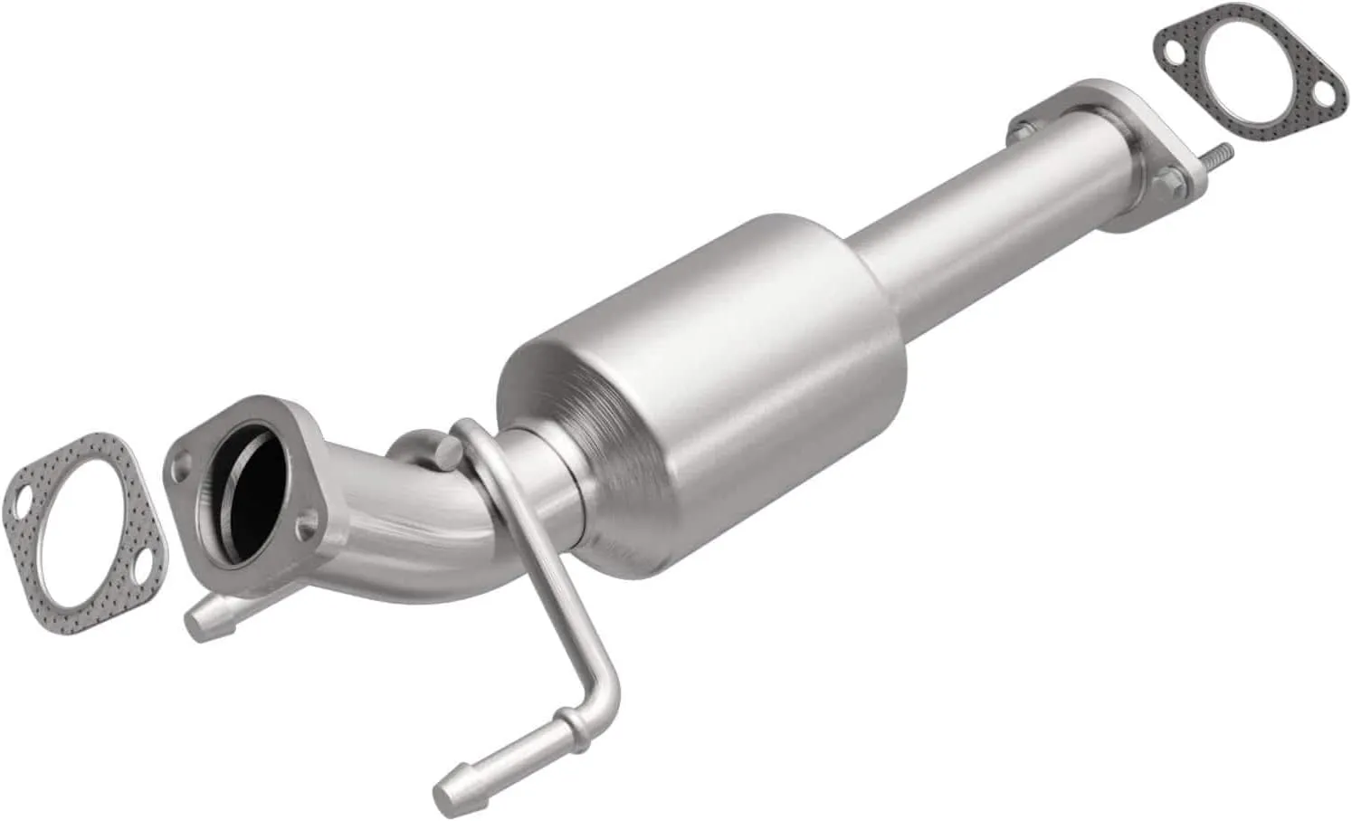 MagnaFlow Direct-Fit Catalytic Converter OEM Grade Federal/EPA Compliant 52421 - Stainless Steel 2in Main Piping, 19.5in Overall Length, No O2 Sensor - Sonic OEM Replacement