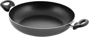 Maitre Non-Stick Frying Pan with 2 Handles, Aluminium, Anthracite/Black, 28 cm