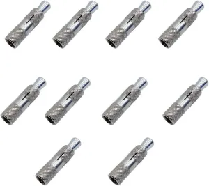 Marine 5/16" Drop in Anchor Fastener Bolt Grip Anchor Stainless Steel T304 10Pcs