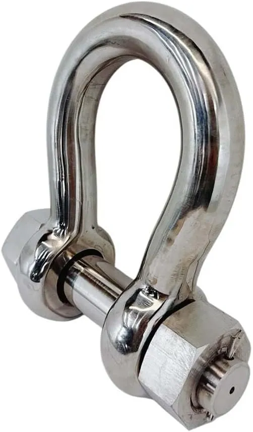 Marine Boat 1-1/2" Bolt Pin Anchor Shackle 20,000 Lbs WLL Stainless Steel T316