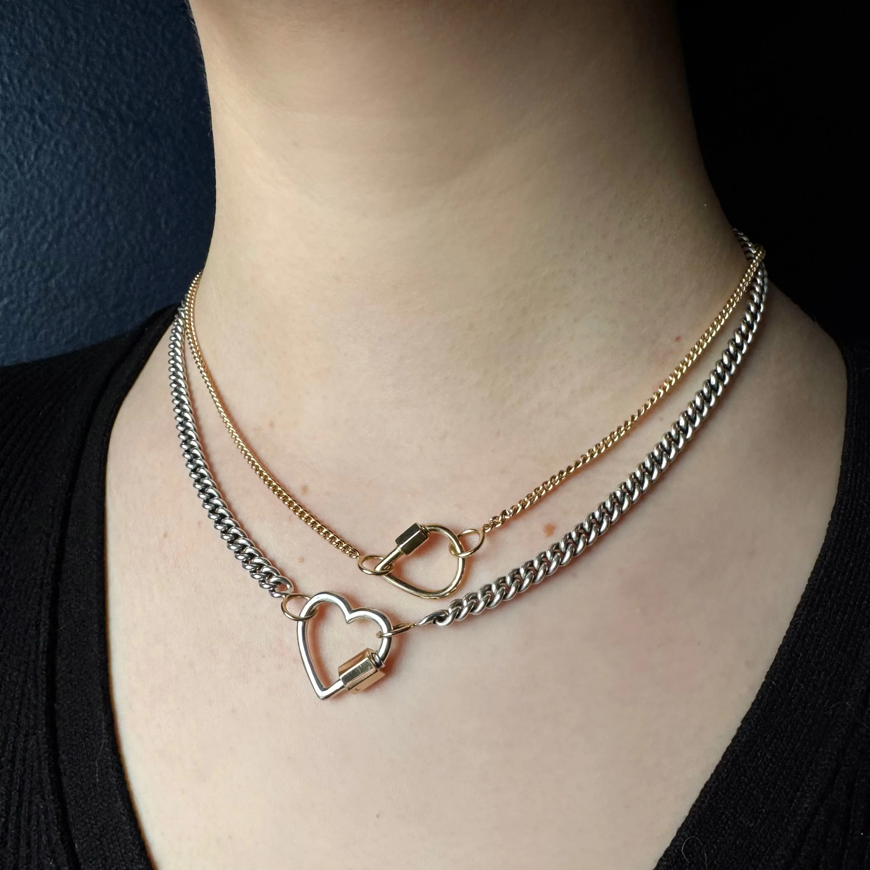 Marla Aaron 14k Yellow Gold Baby Drop Lock