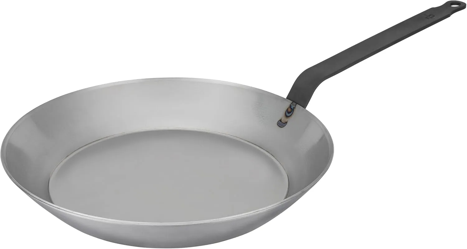 Matfer Bourgeat Black Carbon Steel Frying Pan, 8 1/2"