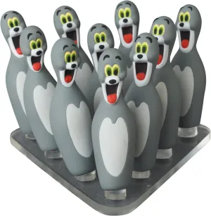 Medicom Tom and Jerry: Tom (Bowling Pins Version) Ultra Detail Figure, Multicolor
