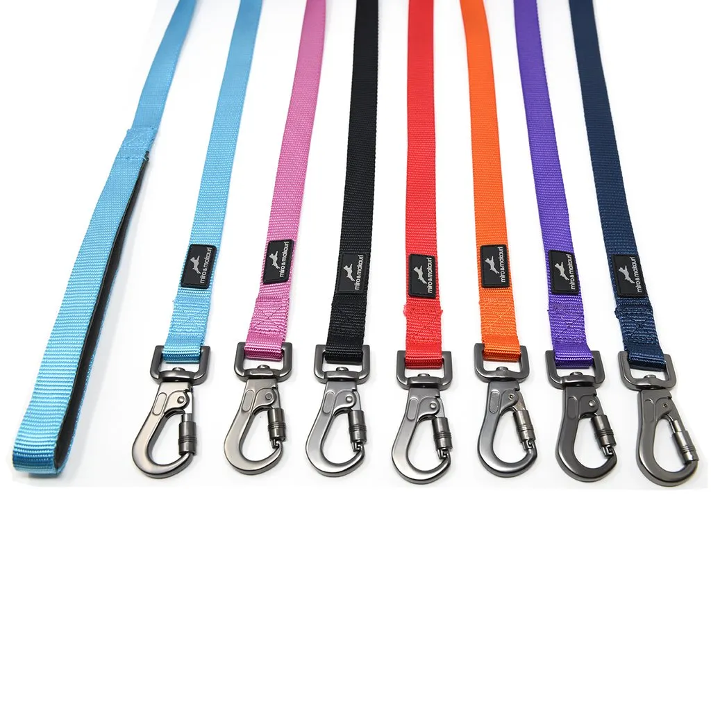 Miro Neoprene Padded Carabina Nylon Clasp Lead