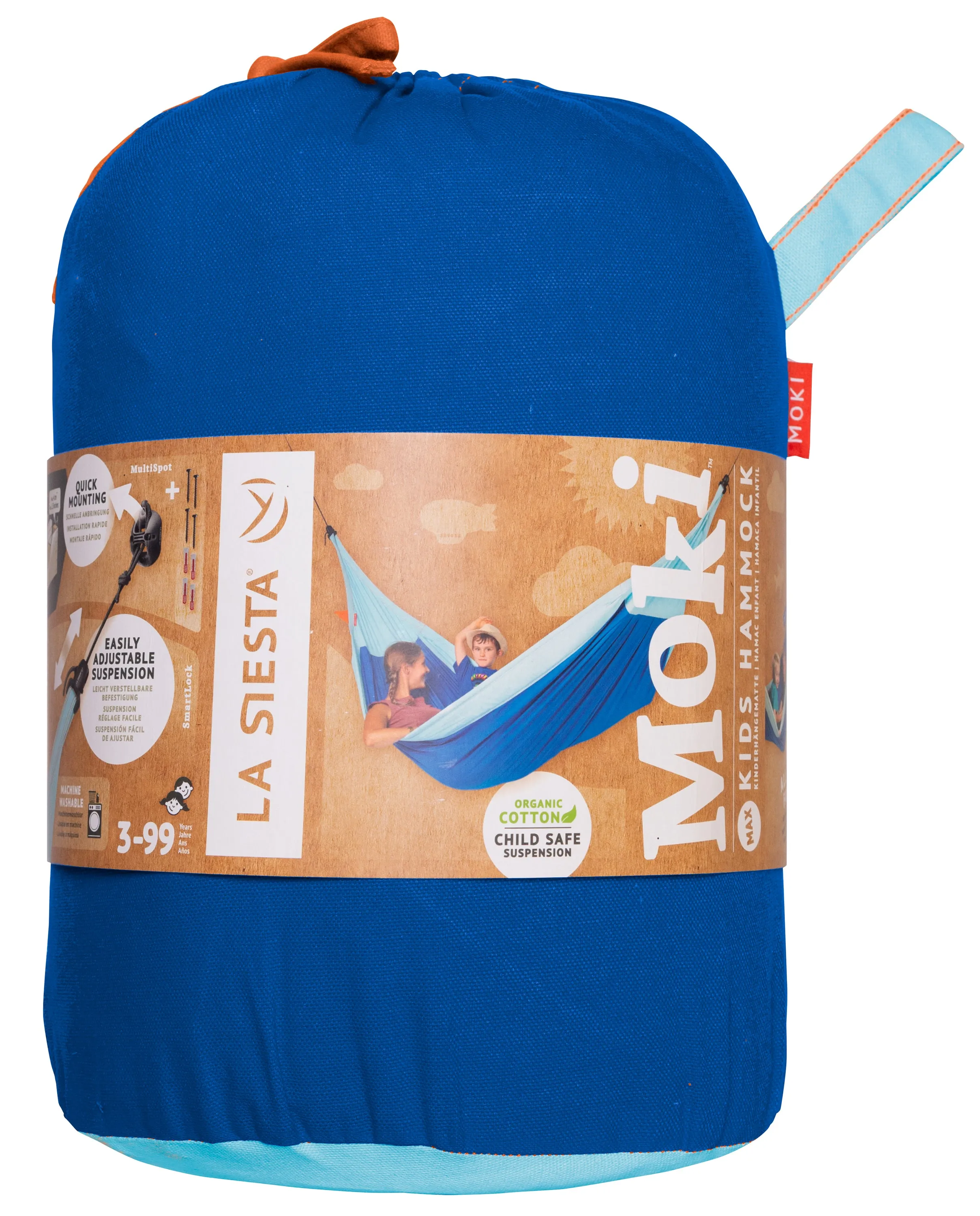 Moki Dolphy - Organic Cotton Max Kids Hammock with Suspension