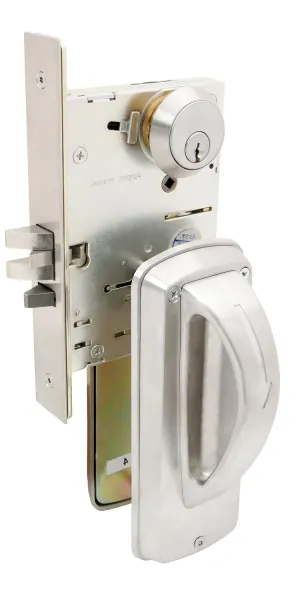 MRX-A-05-RH Grade 1 Mortise Lock with Ligature Resistant Arch Trim, Classroom Function, Right Handed, Satin Stainless Steel