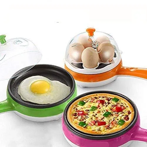 Multi-Functional Electric Egg Frying Pan with Boiler