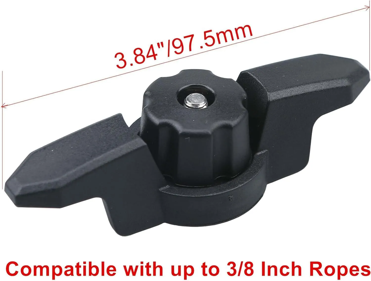 Mxeol Kayak Cleat,Kayak Zig Zag Cleats for Canoe Gripper Rope Cleats for Boats Black Nylon,Marine Cam Cleat Sailing Fast Entry Sailboat Equipment Maximum for Line Sizes 5/8"