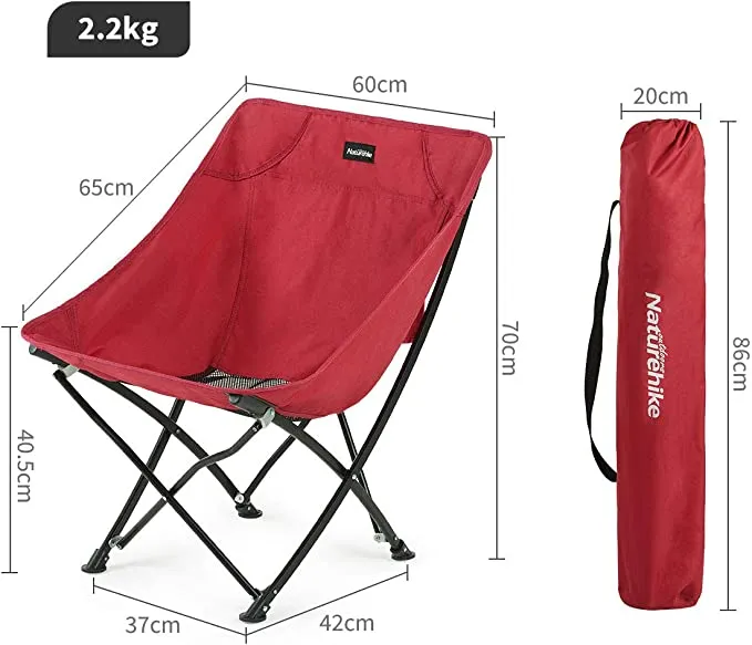 Naturehike YL04 outdoor Portable Light Weight Folding Moon Chair for Fishing Beach Camping Drawing Picnic