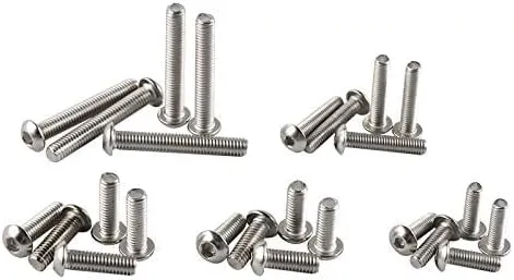 NICECNC M5 M6 Stainless Steel 177PCS Windscreen Fairing Bolts Kit Fastener Clips Screws Compatible with Motorcycle Sportbike Honda,Yamaha,Ducati,Kawasaki Suzuki,Aprilia,MV Agusta,Triumph