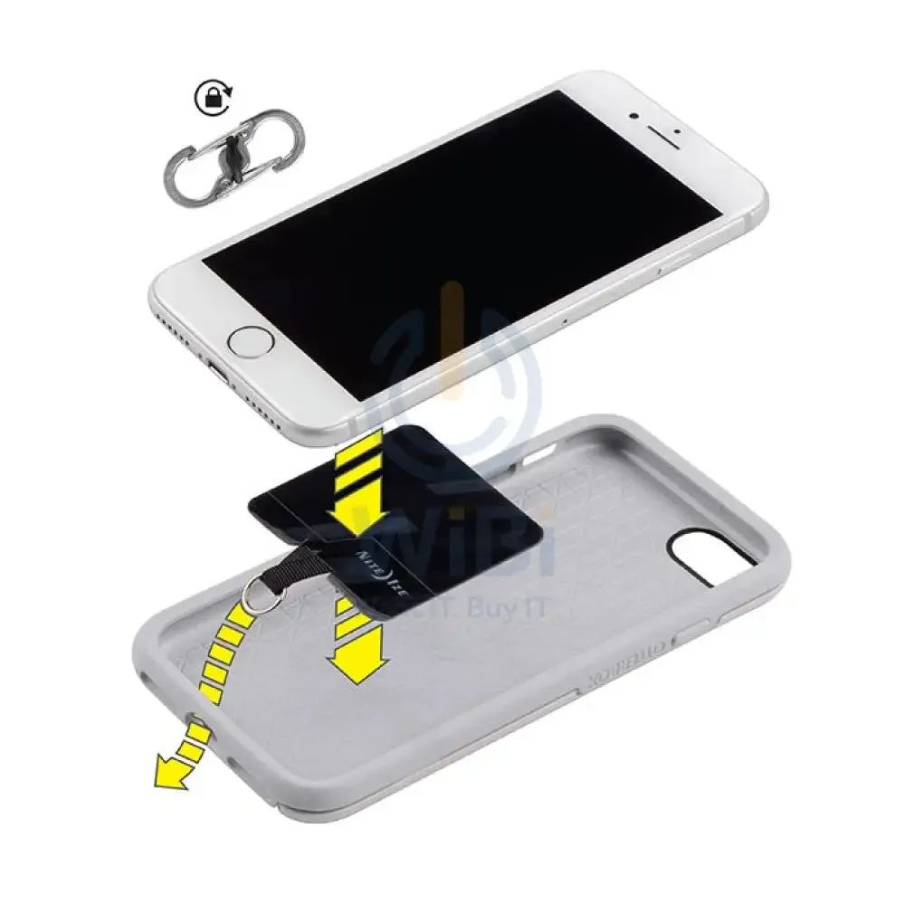 NiteIze Hitch® Phone Anchor   Stretch Strap - charcoal