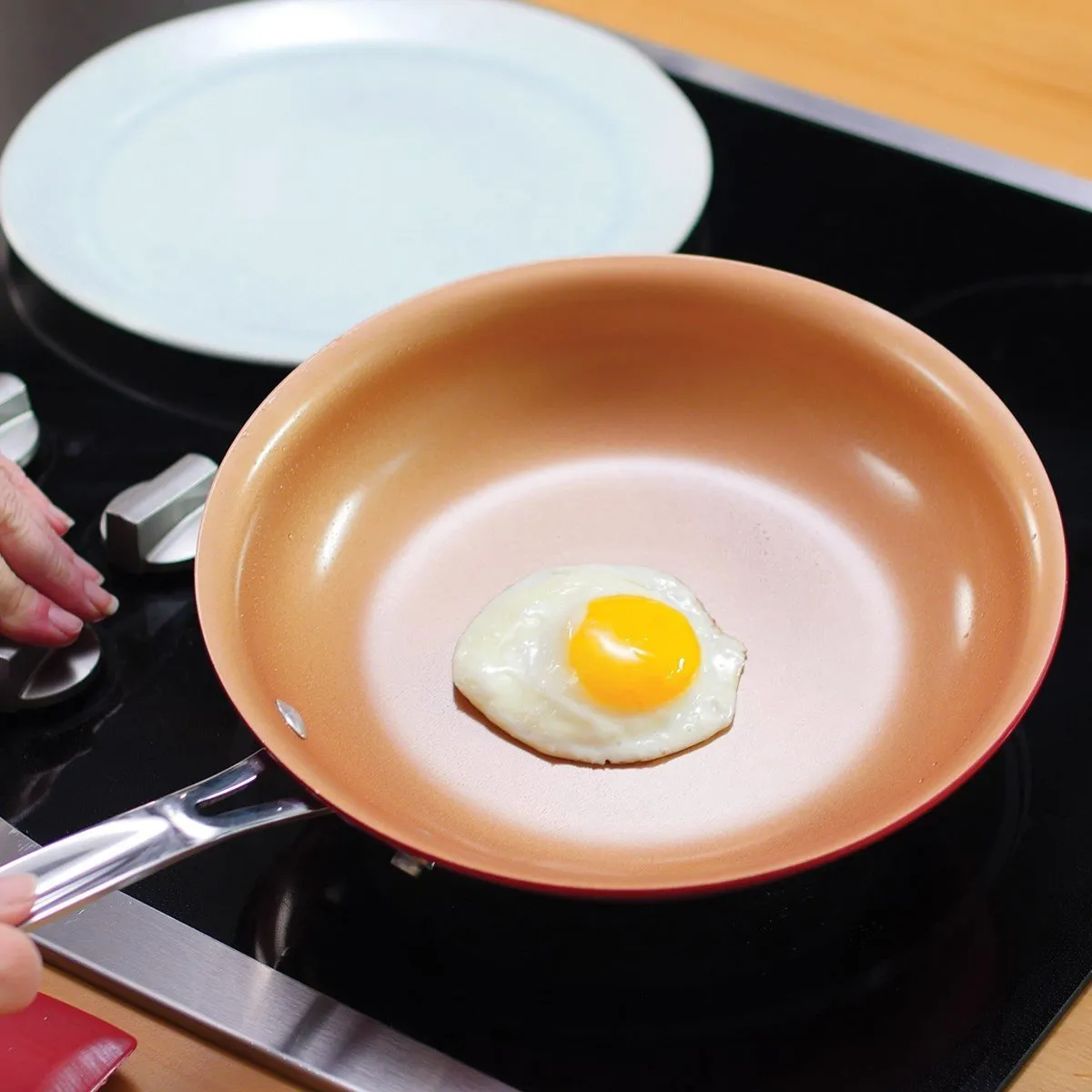 Non-Stick Copper Frying Pan