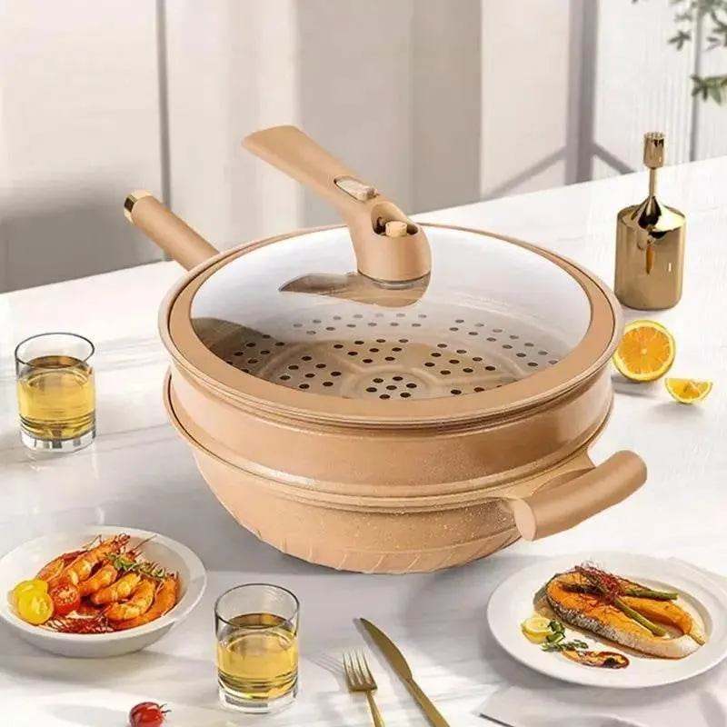 Non-Stick Pressure Frying Pan - Ultimate Kitchen Cookware