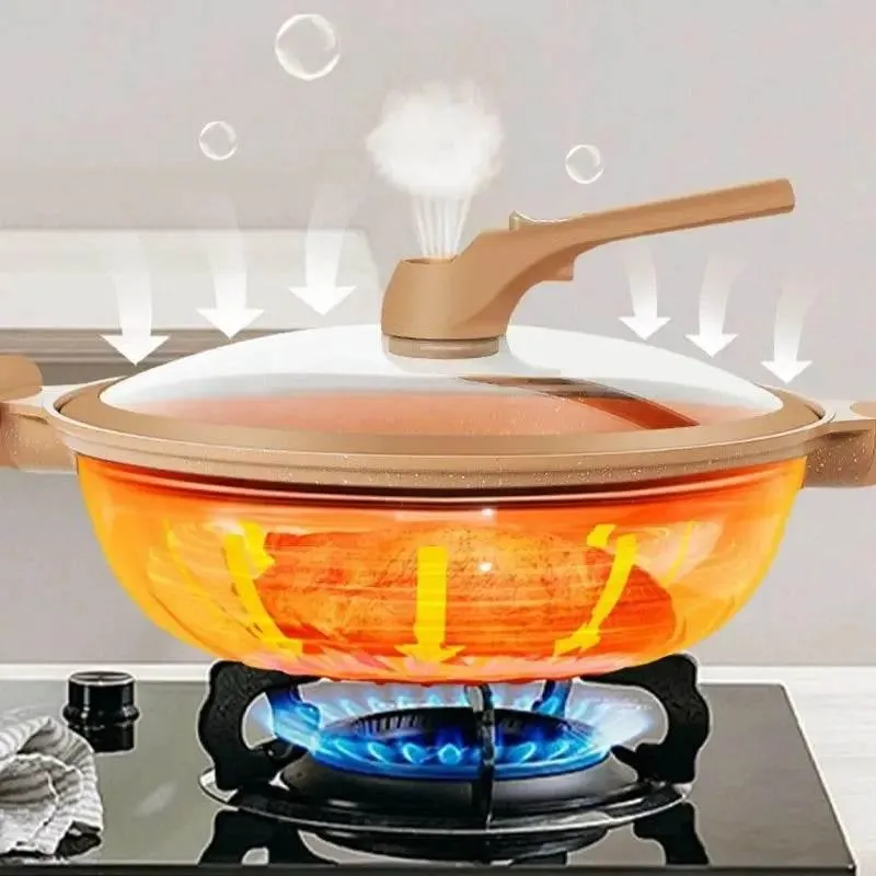 Non-Stick Pressure Frying Pan - Ultimate Kitchen Cookware