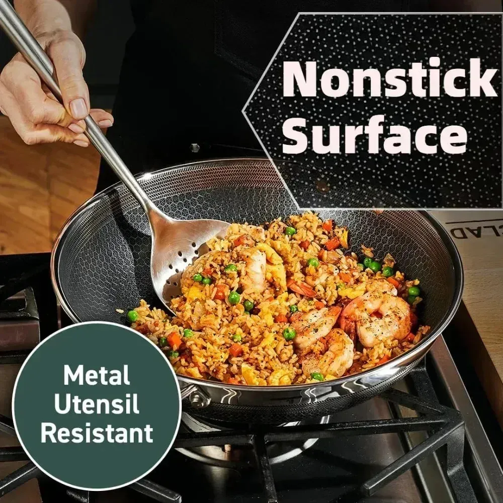 Nonstick Sauté High-efficiency Friendly assistance Induction Pan