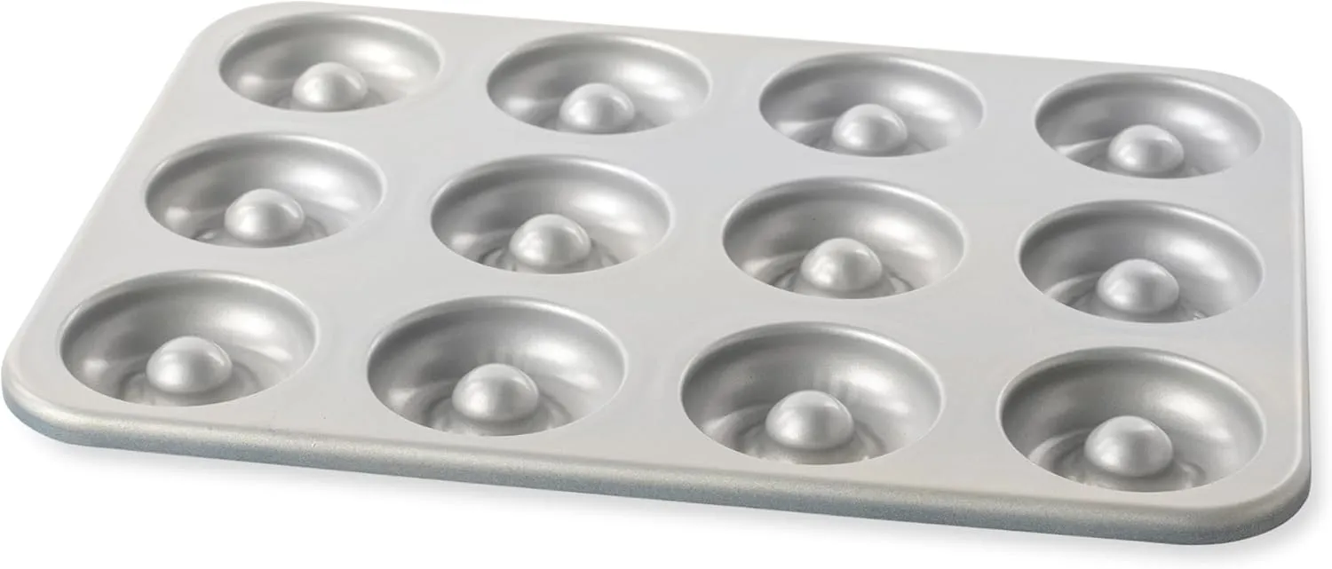 Nordic Ware Formed Mini Donut Pan, 12 Cavities, Twilight Blue