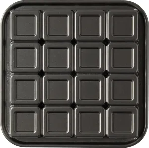 Nordic Ware Pro-Cast Brownie Bites Pan, 2", Graphite