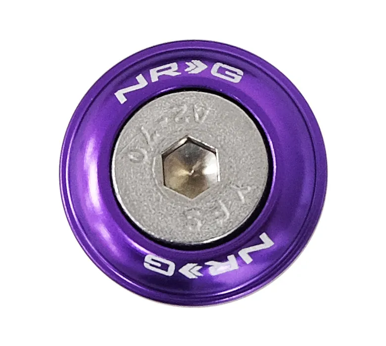 NRG FW-100PP Purple Rivets for Plastic Fender Washer Kit (Set of 10)