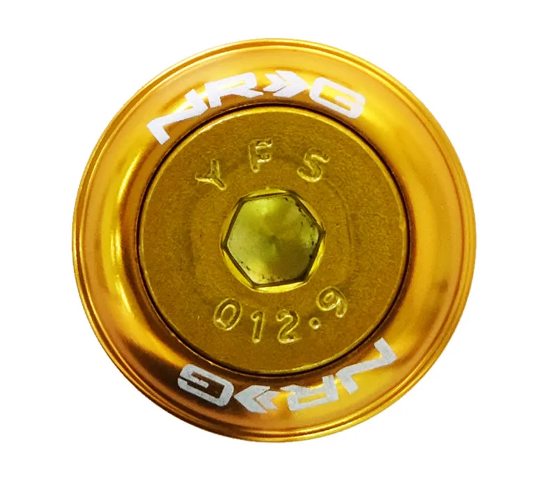 NRG FW-800RG Rose Gold with Color Matched Bolts Rivets for Plastic Fender Washer Kit (Set of 8) - M8 Size Fits 12mm Bolts