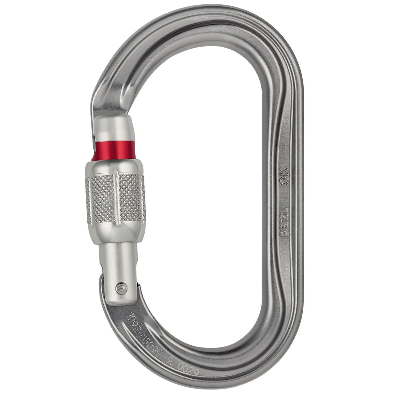 OK Oval Screw - Lock Carabiner